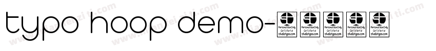 typo hoop demo字体转换